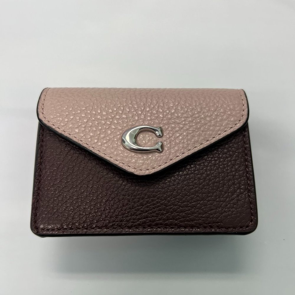 coach Tammie Card Case In Colorblock c6890